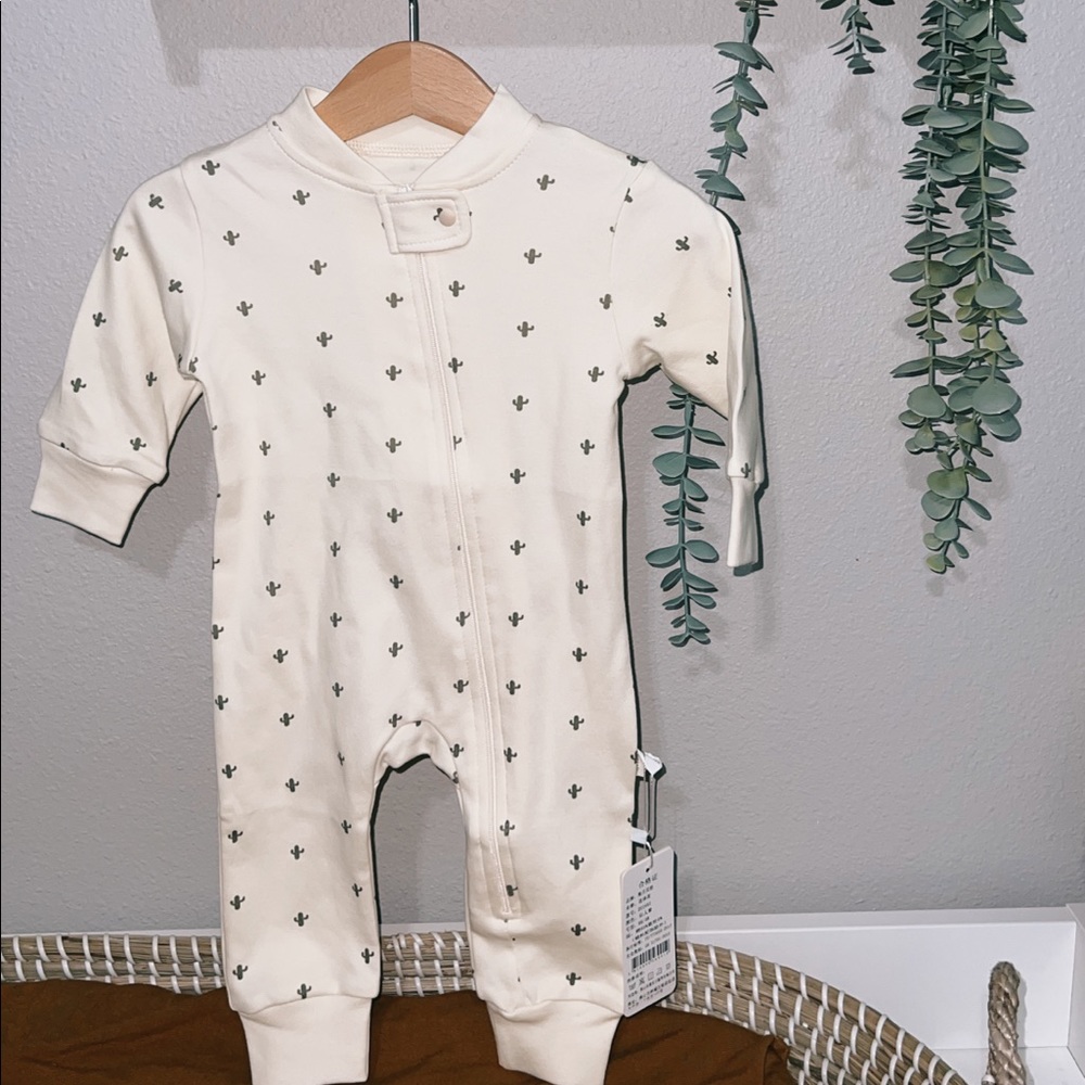 Cactus Zipper Romper